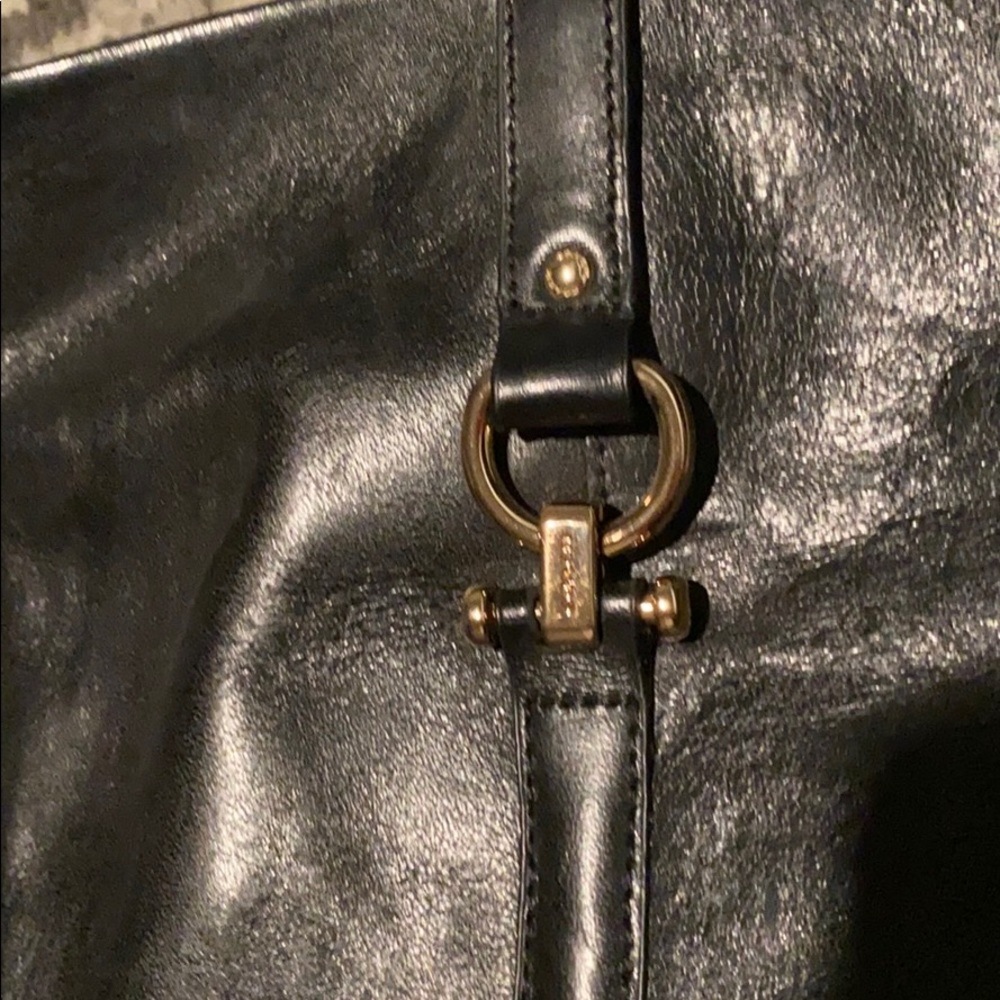 Coach Tall Black Boots - Size 7 - Picture 3 of 8